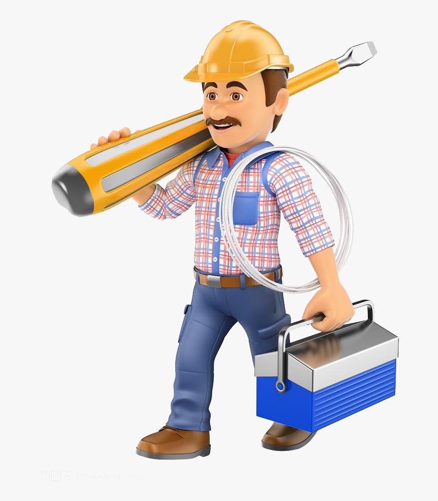 Royalty-free 3d Computer Graphics Photography Clip - Clip Art Construction 3d, Transparent Clipart