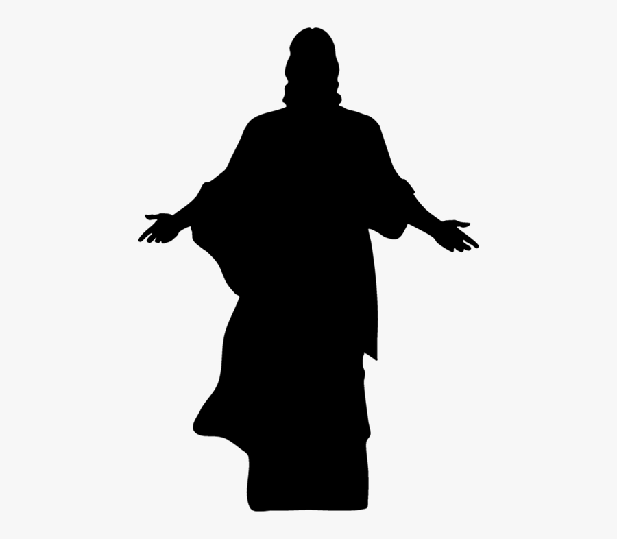 Jesus Silhouette Clipart, Transparent Clipart