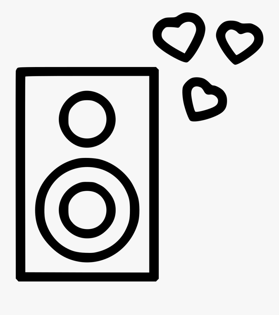 Speaker Sound Music - Circle, Transparent Clipart