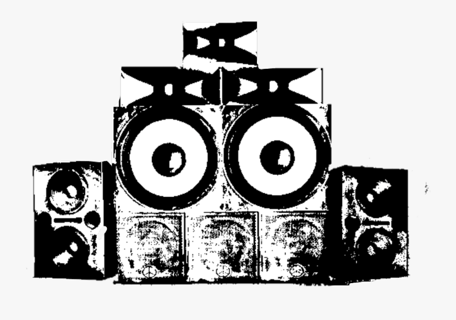 #soundsystem #speaker #enceinte #hifi #audio #son #musique - Sound System Dub Reggae, Transparent Clipart