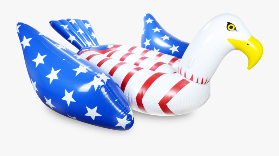Bald Eagle American Flag Pool Float By Mimosa Inc Clipart - Pool Float, Transparent Clipart