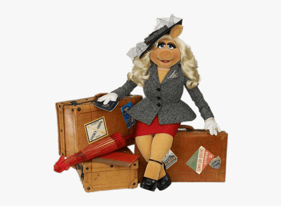 Miss Piggy Travelling - Miss Piggy Png, Transparent Clipart