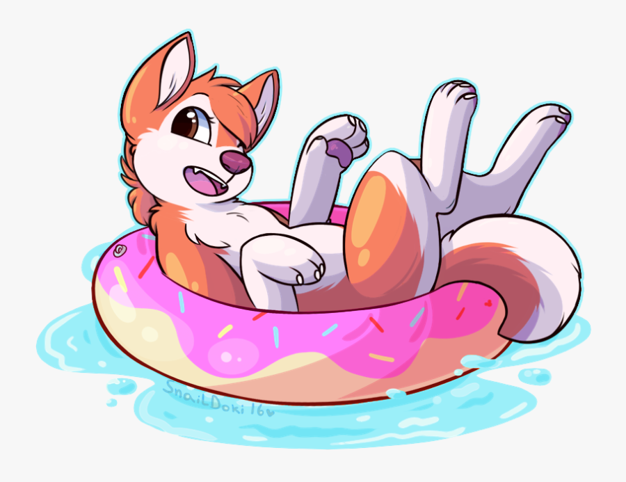 Floatie 🍩 - Cartoon On A Floatie, Transparent Clipart