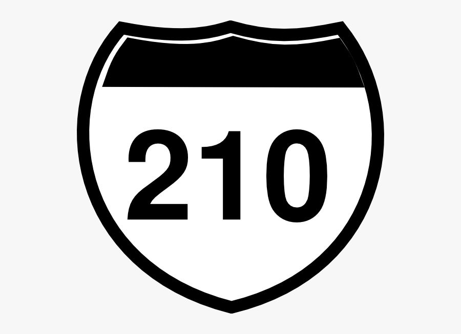 210 Sign, Transparent Clipart