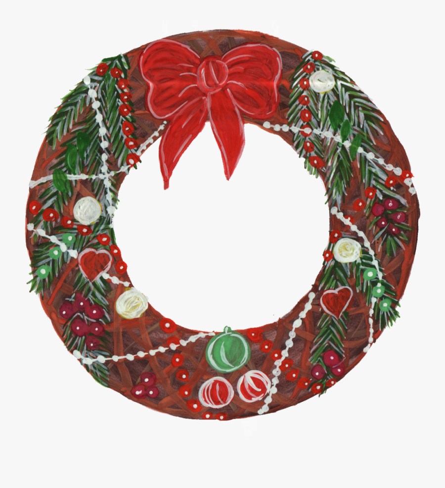 Png File Size - Wreath, Transparent Clipart