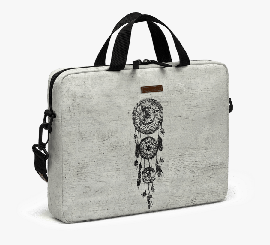 Dailyobjects Hipster Lace Black Dreamcatcher On White - Messenger Bag, Transparent Clipart