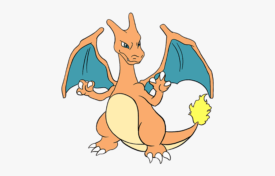 How To Draw Charizard - Pokemon Charizard Drawing, Transparent Clipart