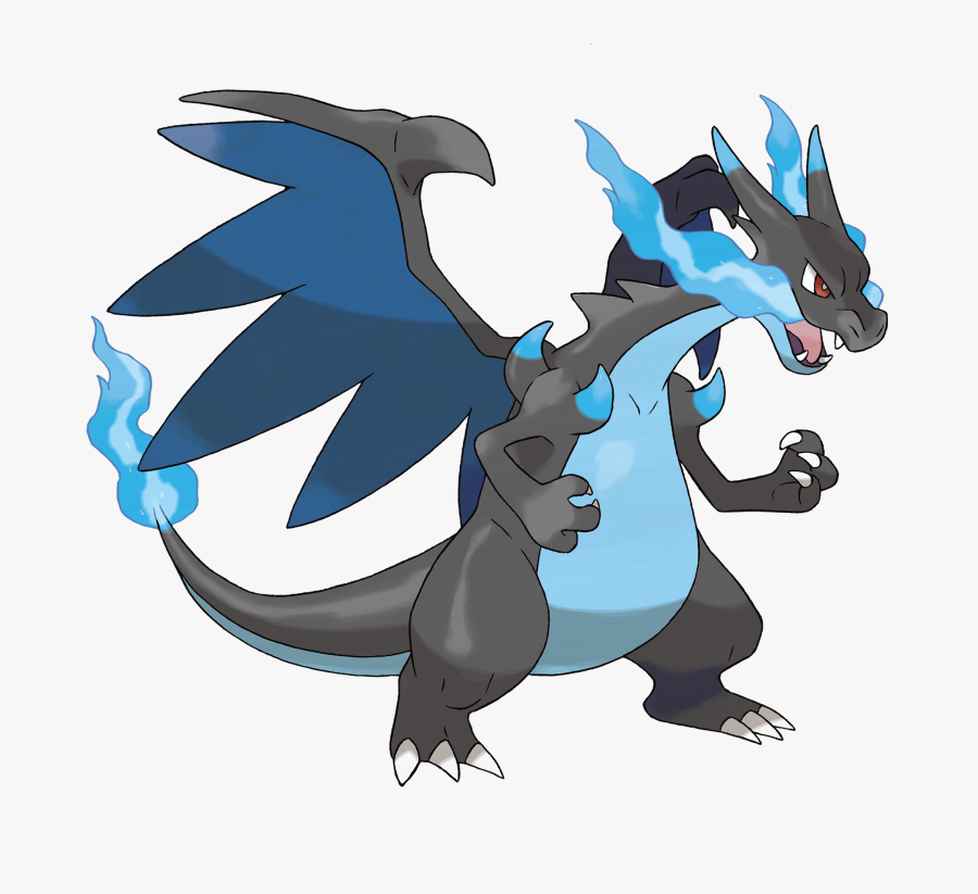 Transparent Mega Charizard X Png - Draw Mega Charizard X, Transparent Clipart