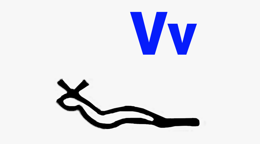 Letter V In Egyptian Hieroglyphics - V In Egyptian Hieroglyphics, Transparent Clipart
