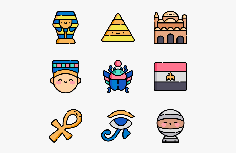 Egypt - Icon Vector Electricity Png, Transparent Clipart