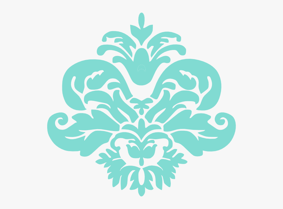 Damask Frame Clipart, Transparent Clipart