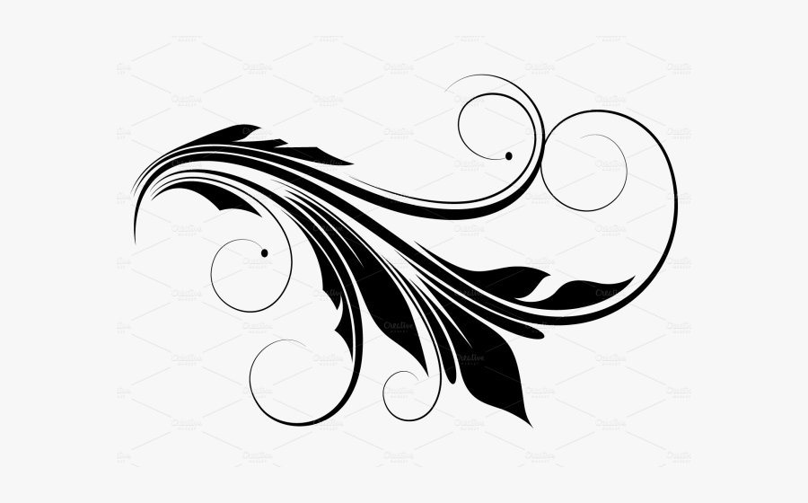 Damask Clipart Filigree - Filigree Png, Transparent Clipart