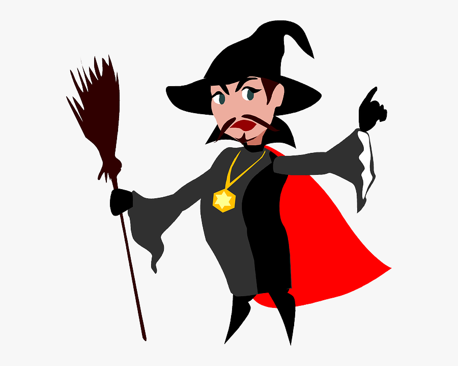 Fat Witch Vector Clip Art - Clip Art Of Witch, Transparent Clipart