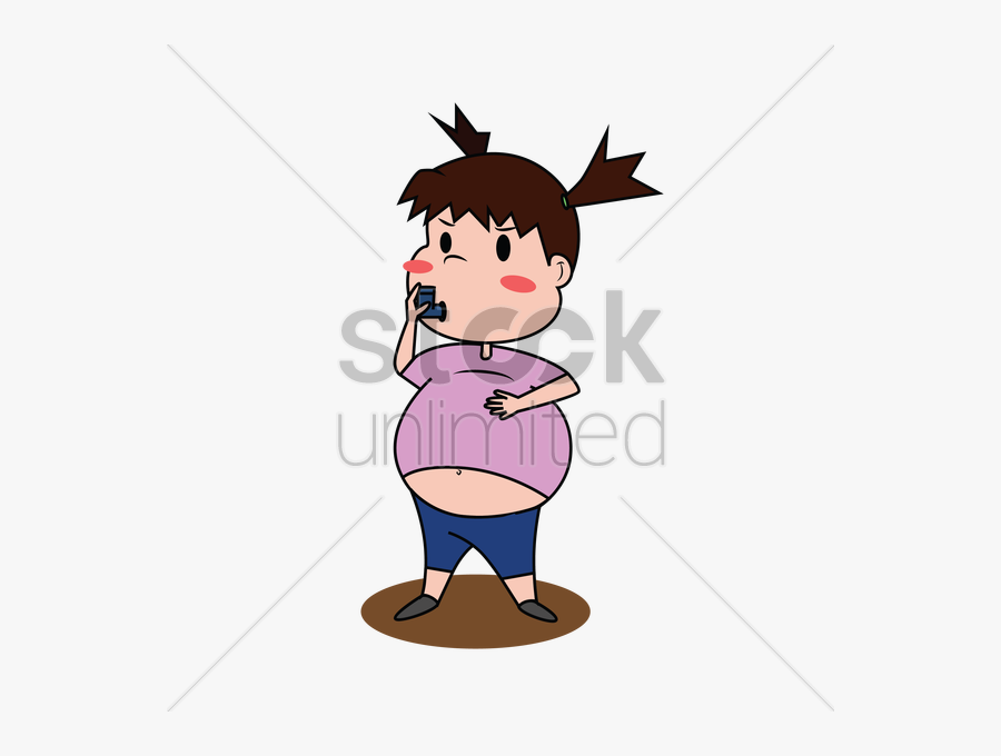 Download Fat Cartoon Characters Girls Png Clipart Clip - Cute Fat Cartoon Characters, Transparent Clipart