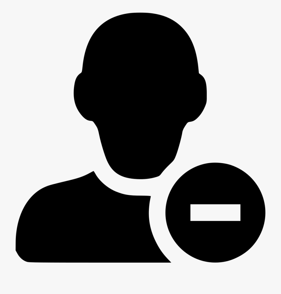 Remove Friend - User With Tie Icon, Transparent Clipart