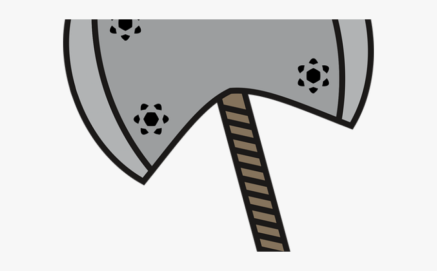 Axe Clipart Viking Weapon - Cartoon Viking Axe Transparent, Transparent Clipart