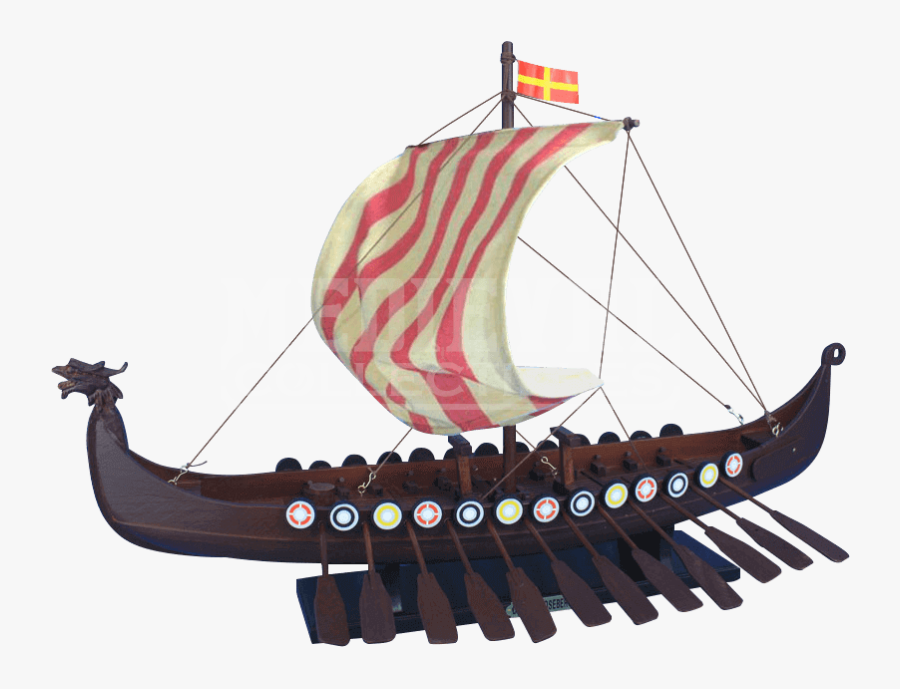 Were Viking Boats Decorated, Transparent Clipart