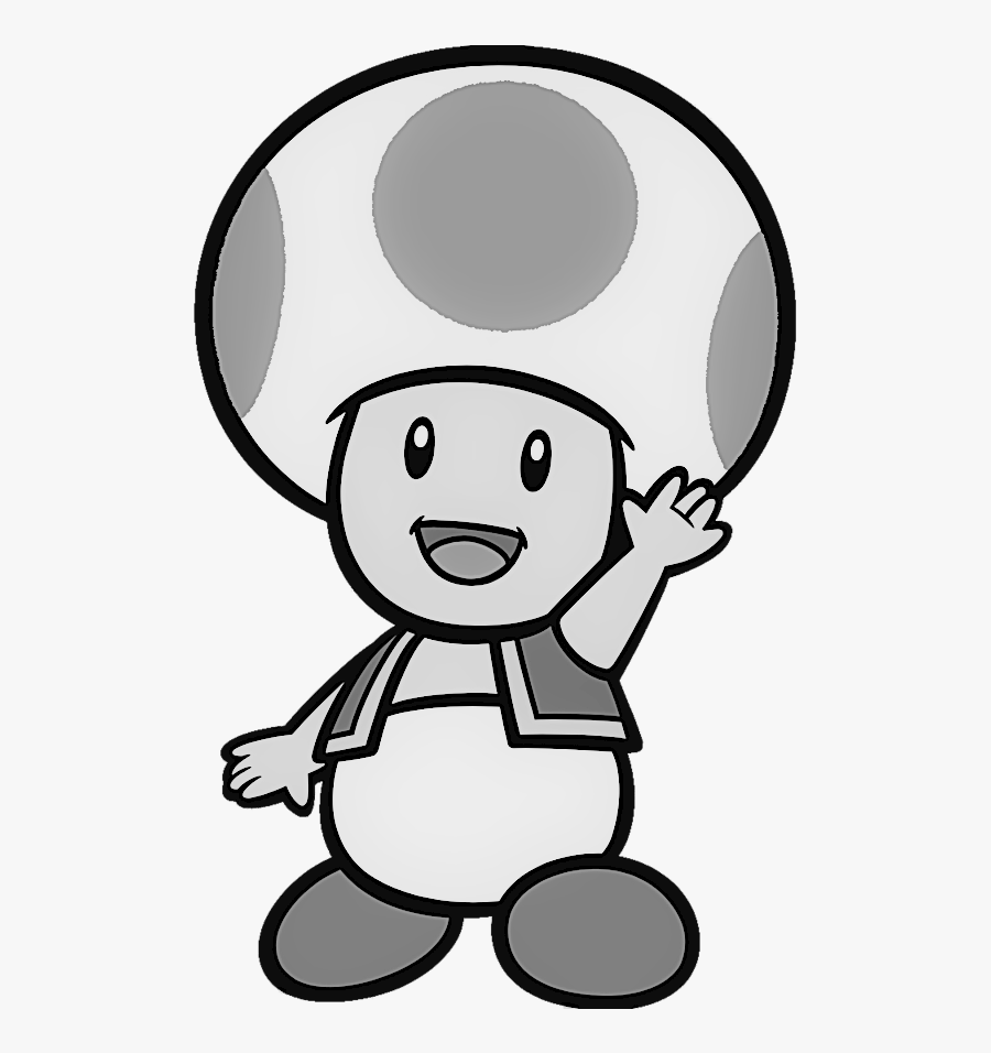 Super Mario Toad 2d By Joshuat1306-dc3yhfv - Super Mario Toad 2d, Transparent Clipart