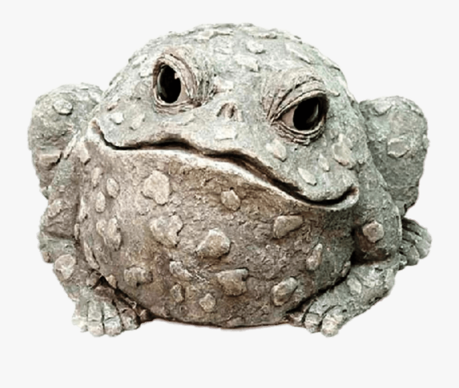 Decorative Garden Toad - Toad Statue, Transparent Clipart
