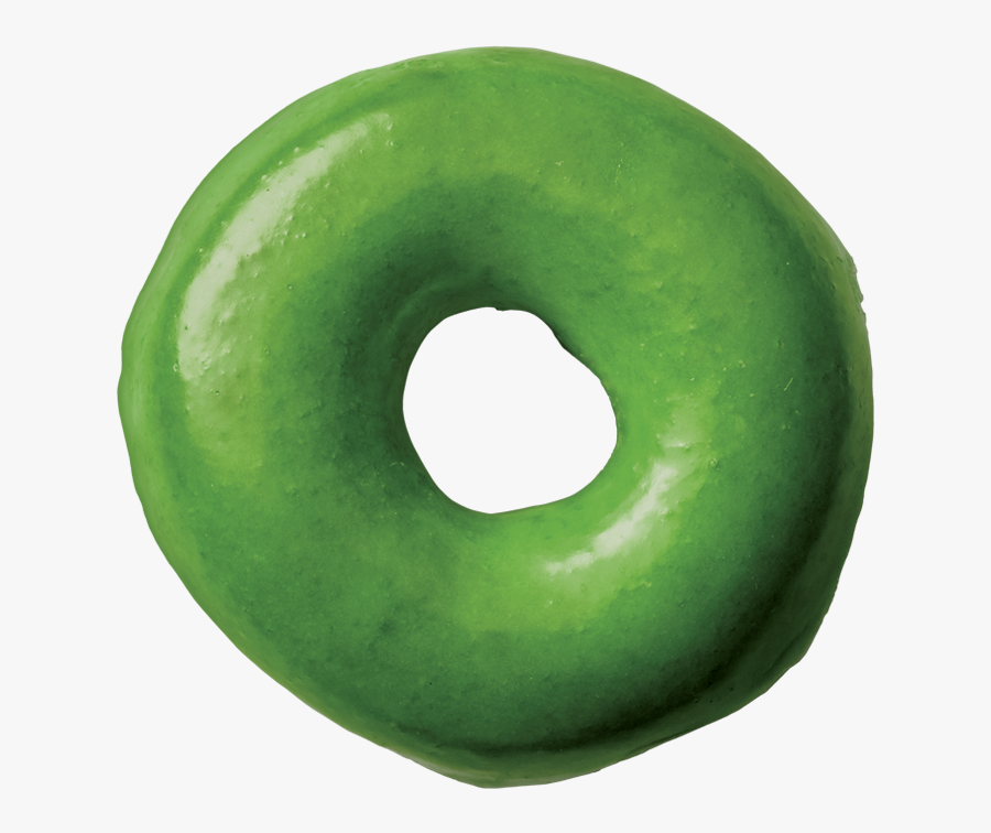 Donuts Clipart Glazed Donut - Green Doughnut, Transparent Clipart