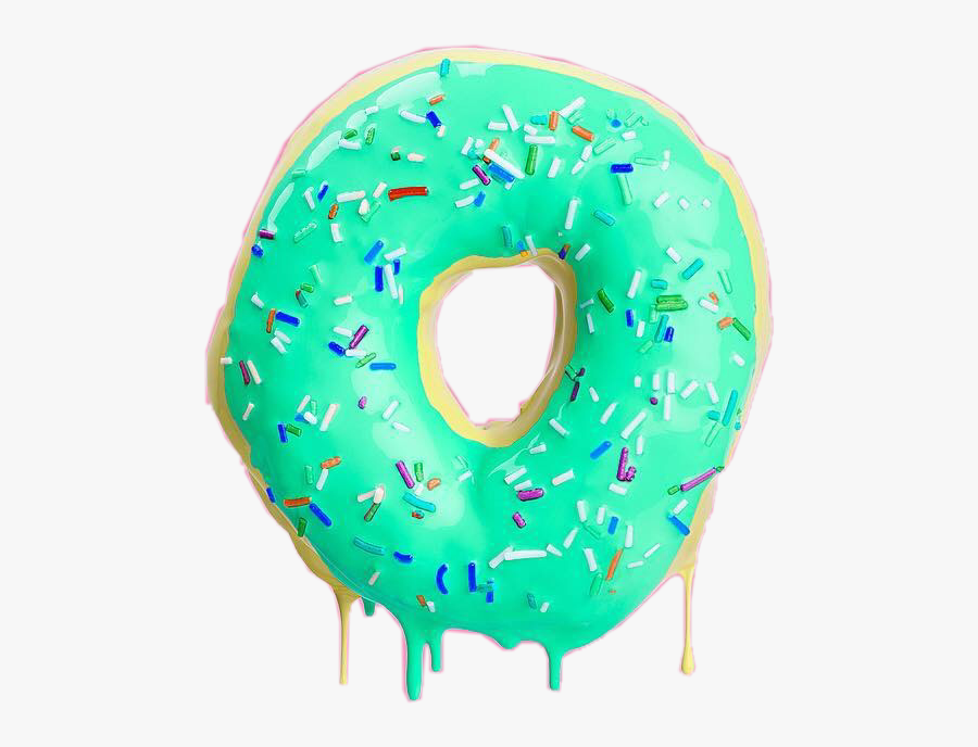 Donut Clipart Green - Green Donut Png, Transparent Clipart