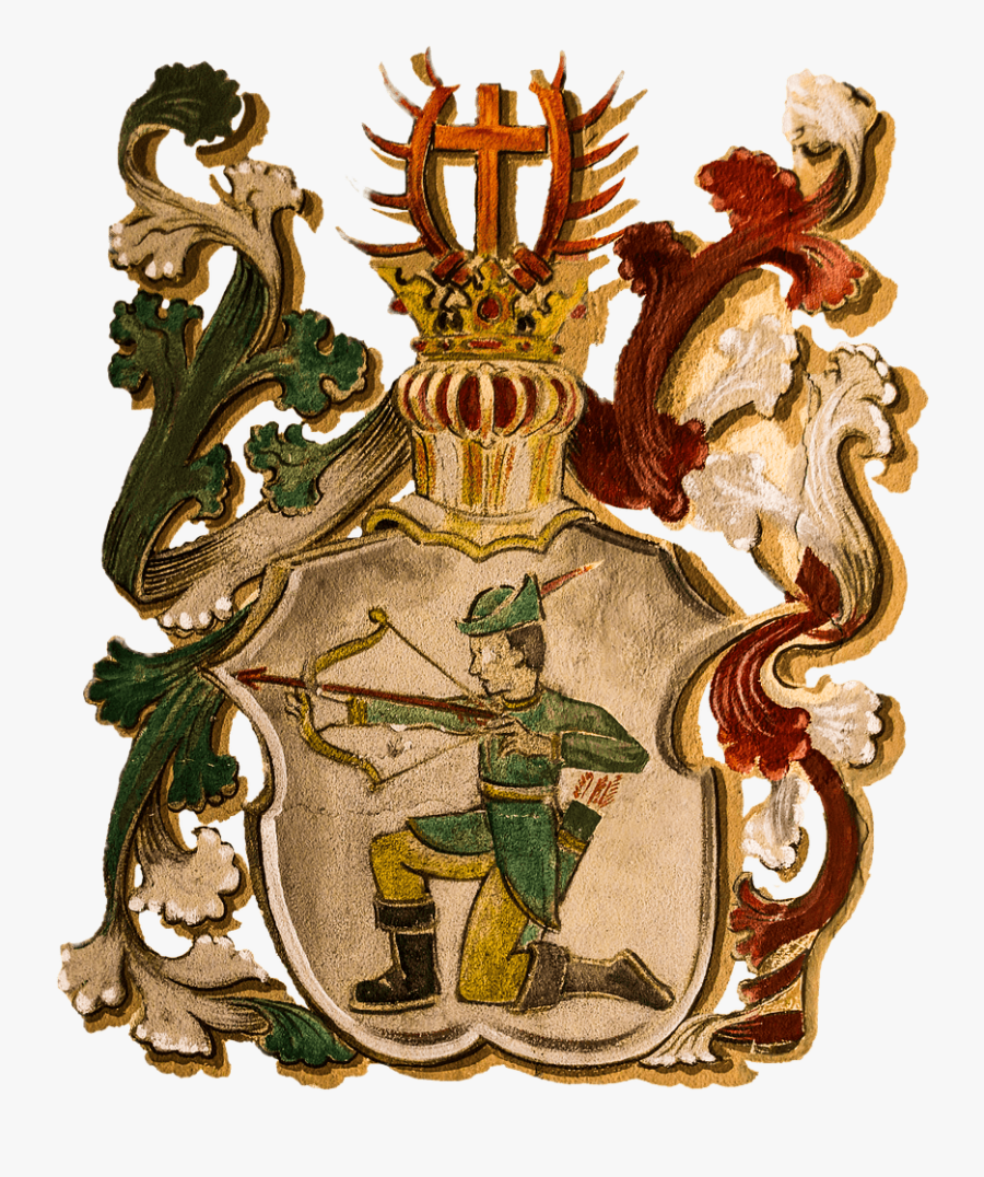 Coat Of Arms Zodiac Sign Saggitarius - Coat Of Arms Pisces, Transparent Clipart