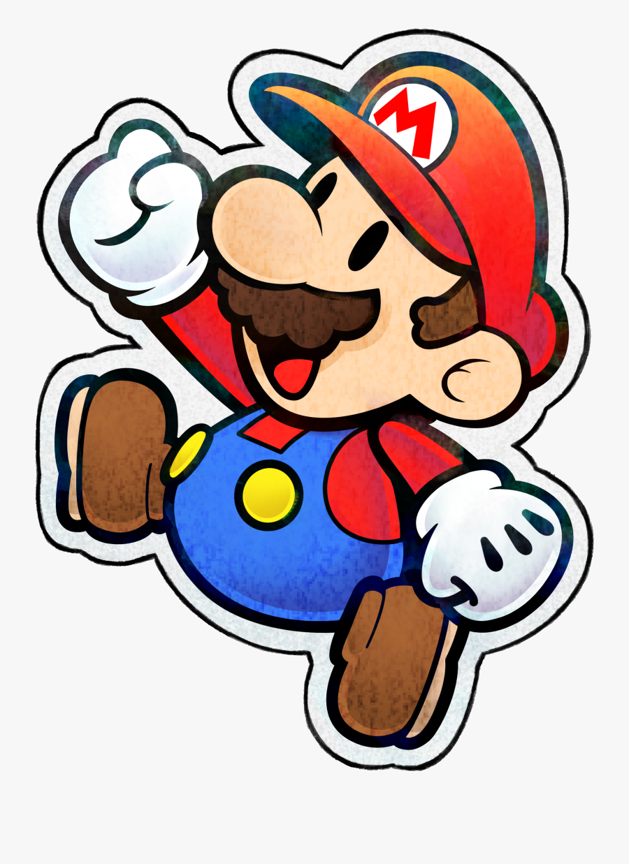 Rollercoaster Clipart Terminal Velocity - Mario And Luigi Paper Jam Mario, Transparent Clipart