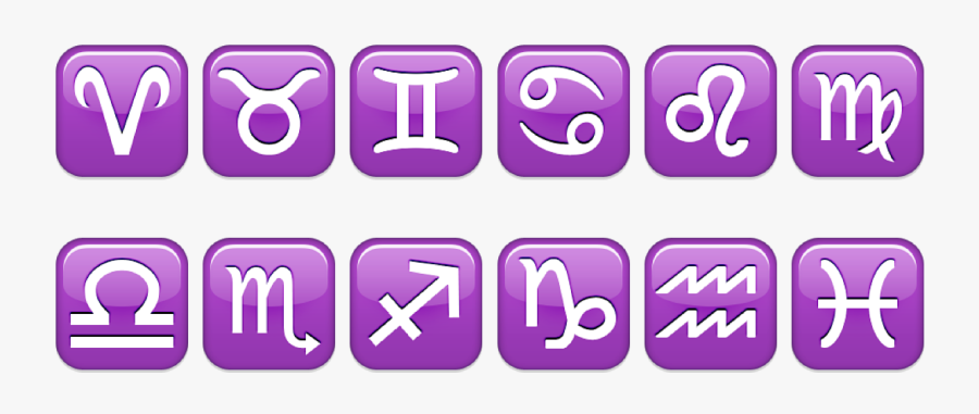 Clip Art Emoji Horoscope Signs - Signe Astrologique Snapchat, Transparent Clipart