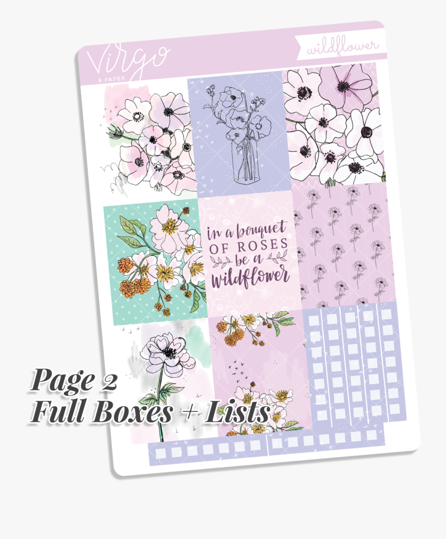 Summer Clipart Planner Stickers - Paper, Transparent Clipart