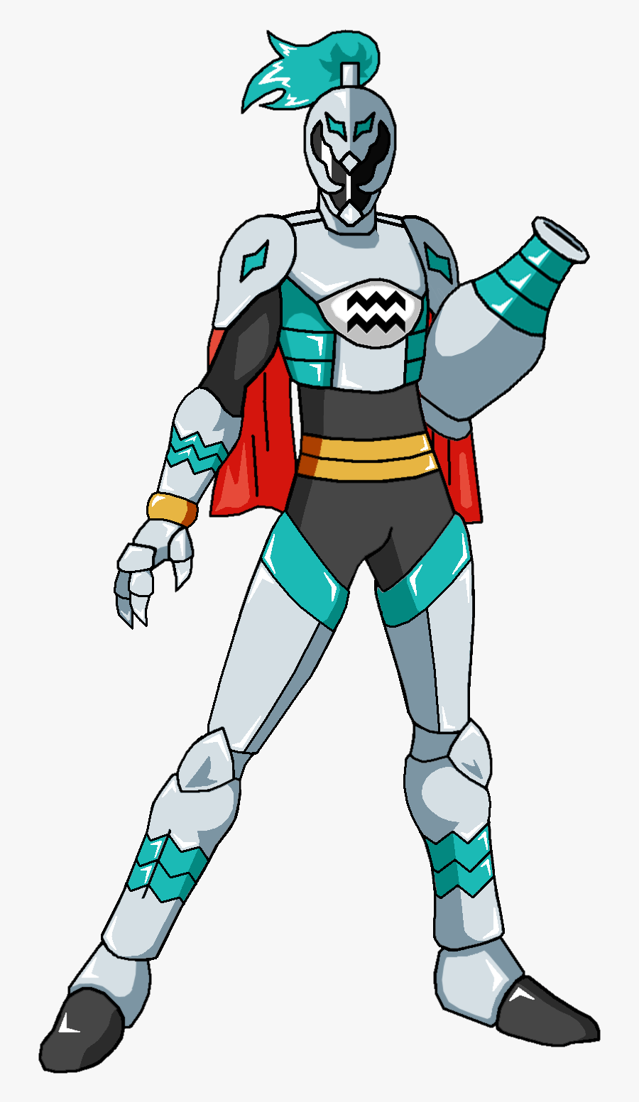 Aquarius Digimon Basilomon By Kingdrakaidou - Aquarius Digimon, Transparent Clipart