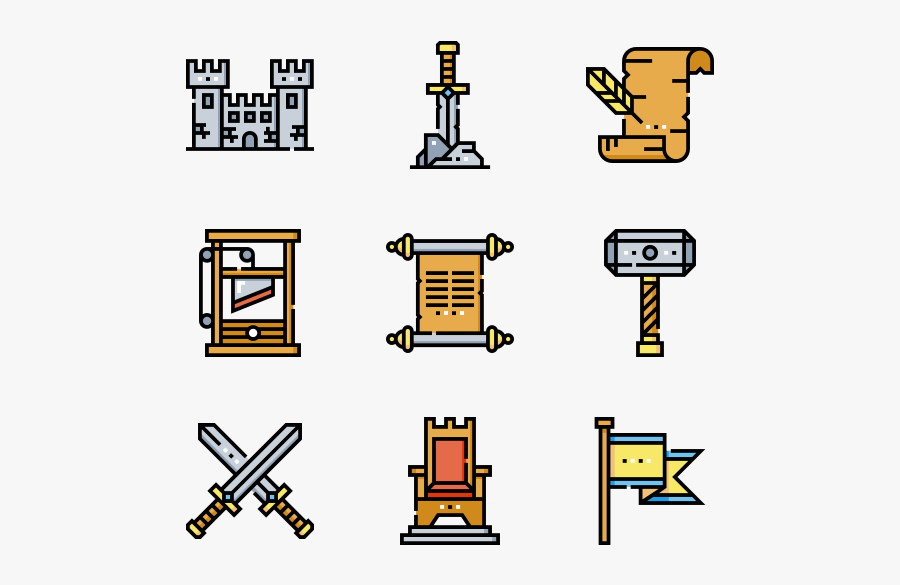 Medieval, Transparent Clipart