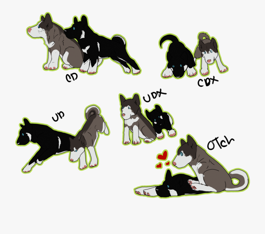 Siberian Husky Chibi Obedience Titles By Angiegsnz - White Husky Tumblr Aesthetic Husky, Transparent Clipart