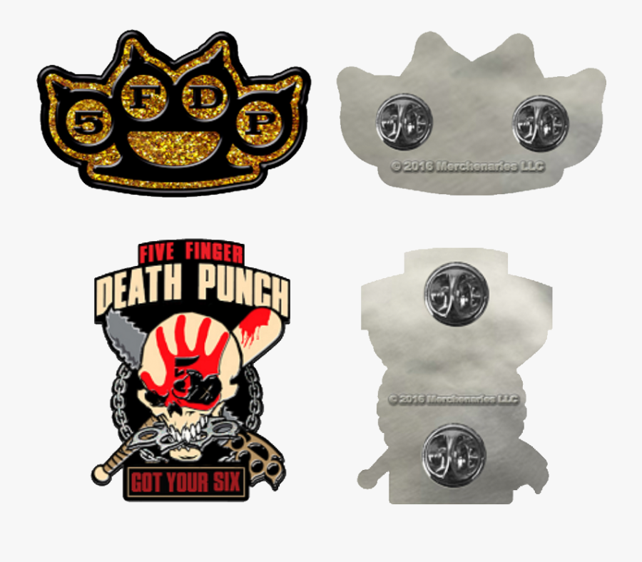 5fdp Pin Bundle - Five Finger Death Punch Pin, Transparent Clipart