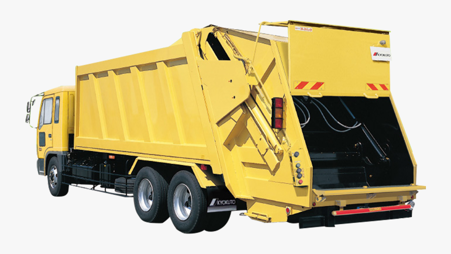 Garbage Truck, Transparent Clipart