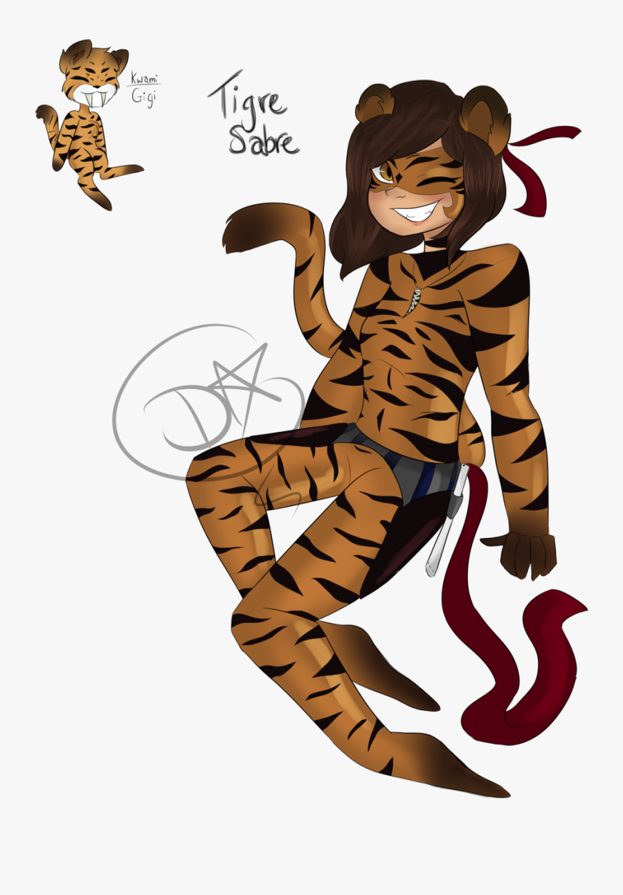 Tigres Clipart Claw Mark - Miraculous Ladybug Kwami Do Tigre, Transparent Clipart