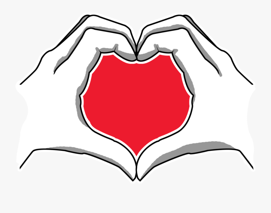 Hand Heart Png, Transparent Clipart