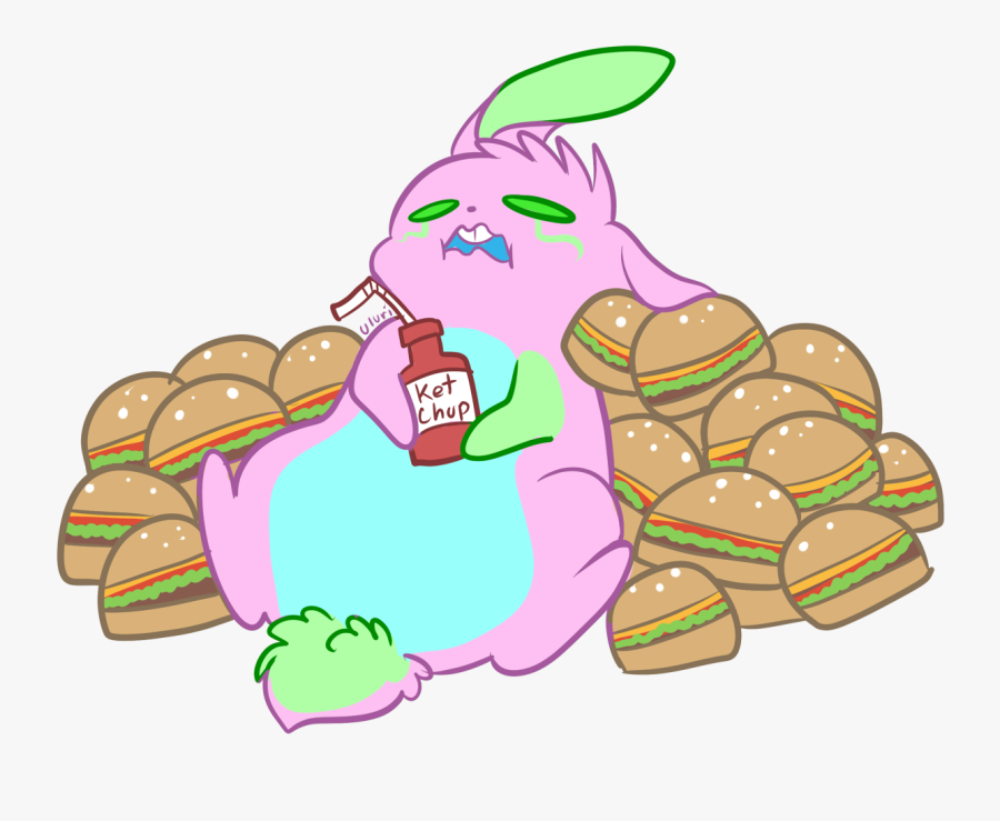 Not Enough Burgers Today - Cartoon, Transparent Clipart