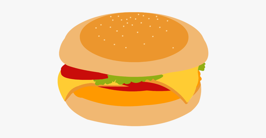 Clip Art Thanksgiving Burger Cheese Tomato - Cheeseburger, Transparent Clipart
