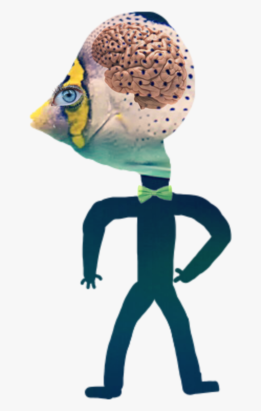 Made A Weird Fish-man 🐠 - Animal Figure, Transparent Clipart