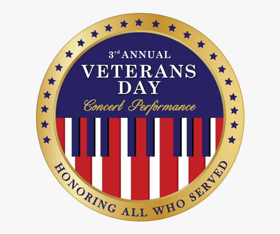 3rd Annual Veterans Concert Coin Logo - Lily Collins When Young, Transparent Clipart