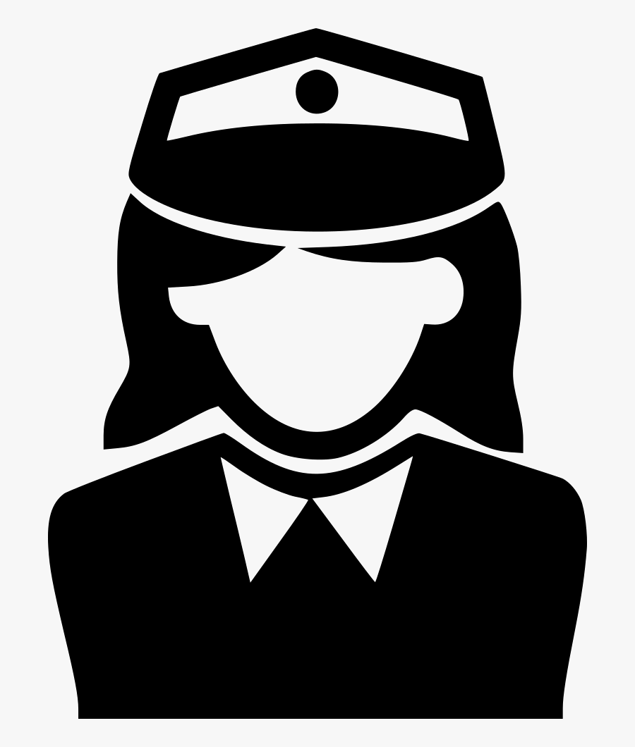 Police Woman Icon Png, Transparent Clipart