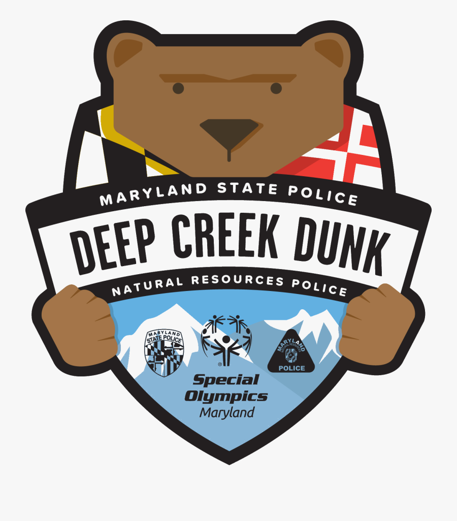 Polar Bear Plunge Logo, Transparent Clipart