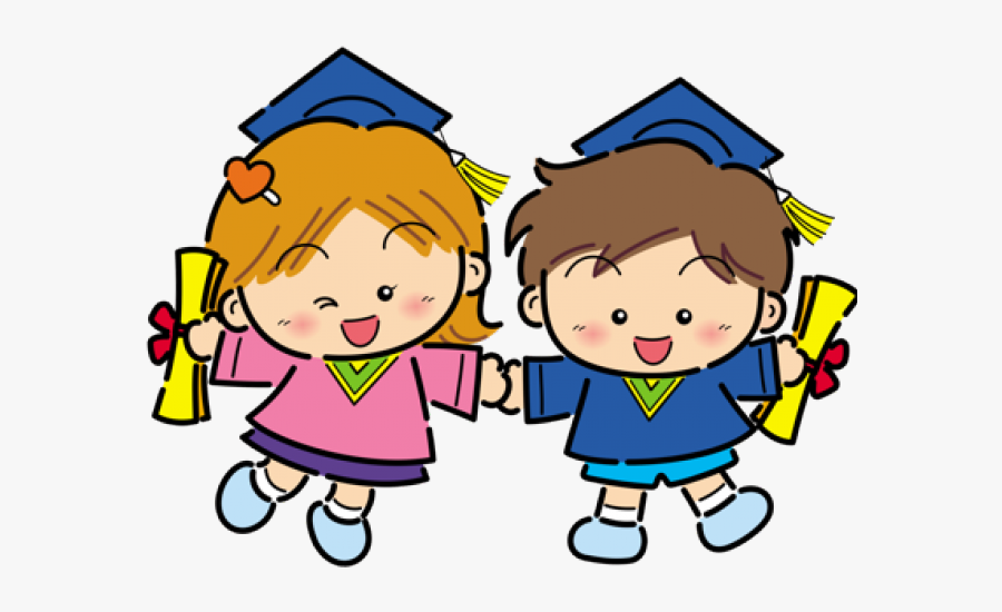 Graduation Clipart Daycare - Graduation Kids Png, Transparent Clipart