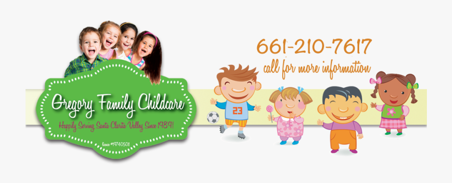 Family Day Care Banner - Cartoon, Transparent Clipart