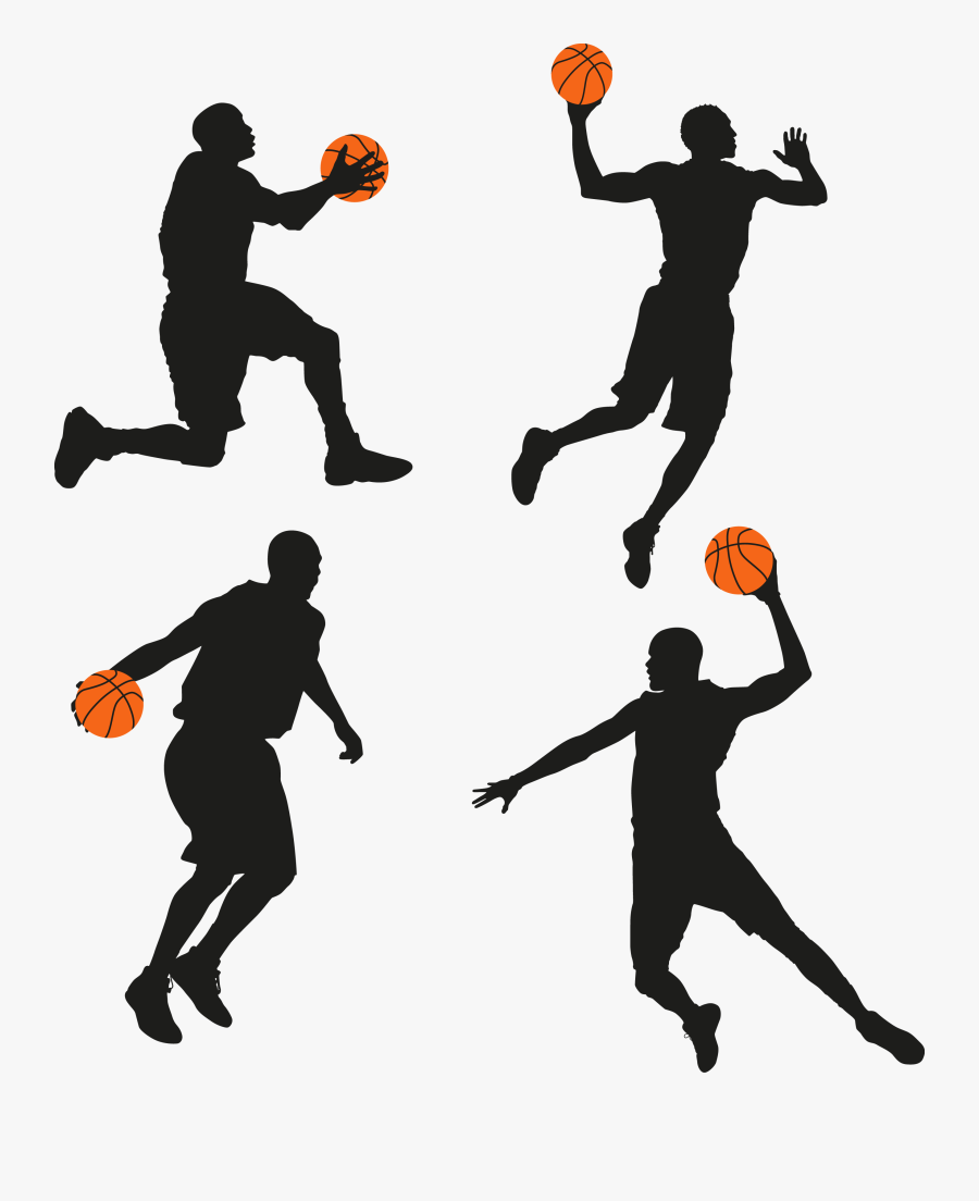Silhouette At Getdrawings Com - Certificate For Mvp Basketball, Transparent Clipart
