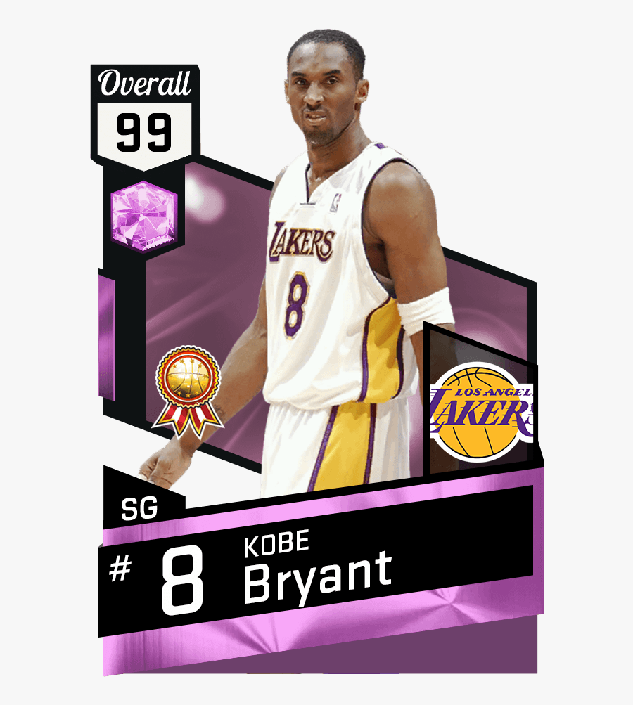 Kobe Bryant Jimmer Fredette Nba 2k17 - 99 Pink Diamond Kobe, Transparent Clipart