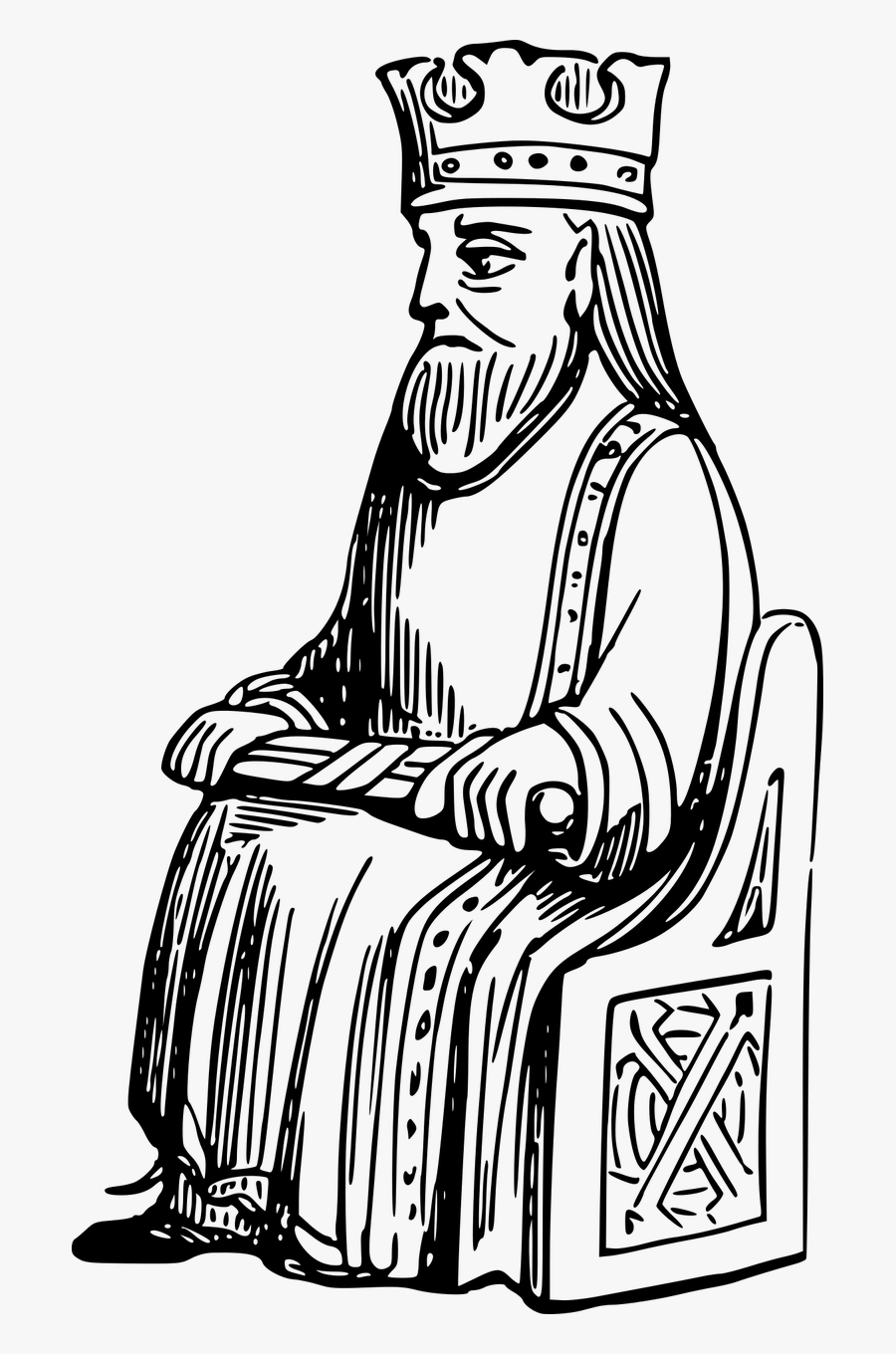 The Middle Ages Emit Repoons On A Mission - King Black And White Png, Transparent Clipart