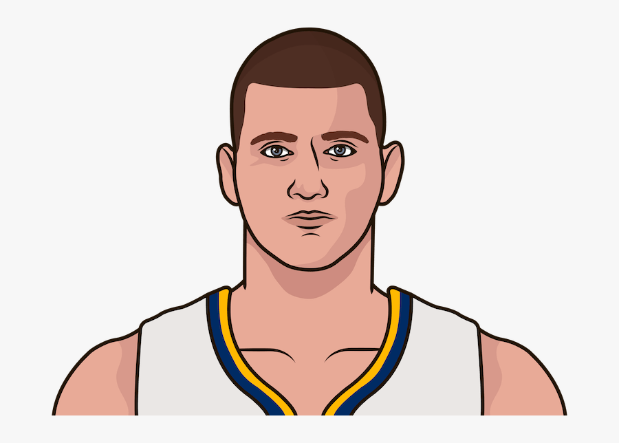 Nikola Jokic Posted 25 Points, 6 Assists And A Nuggets - Cartoon Steph Curry Draw, Transparent Clipart