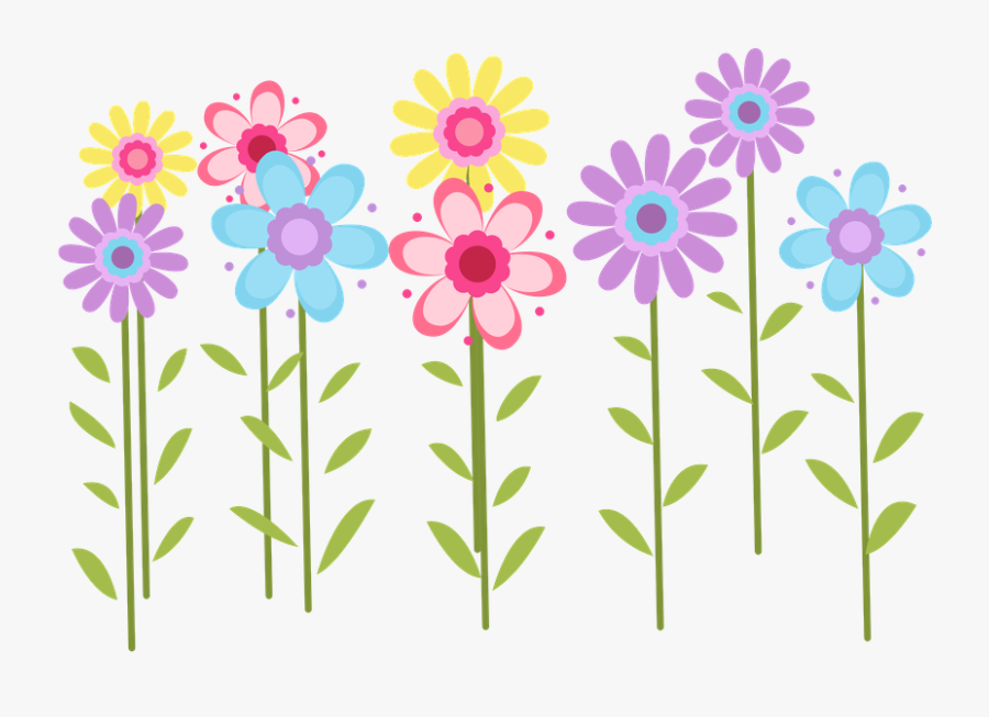 Gardening Clipart Garden Row - Fun Flower Clipart, Transparent Clipart
