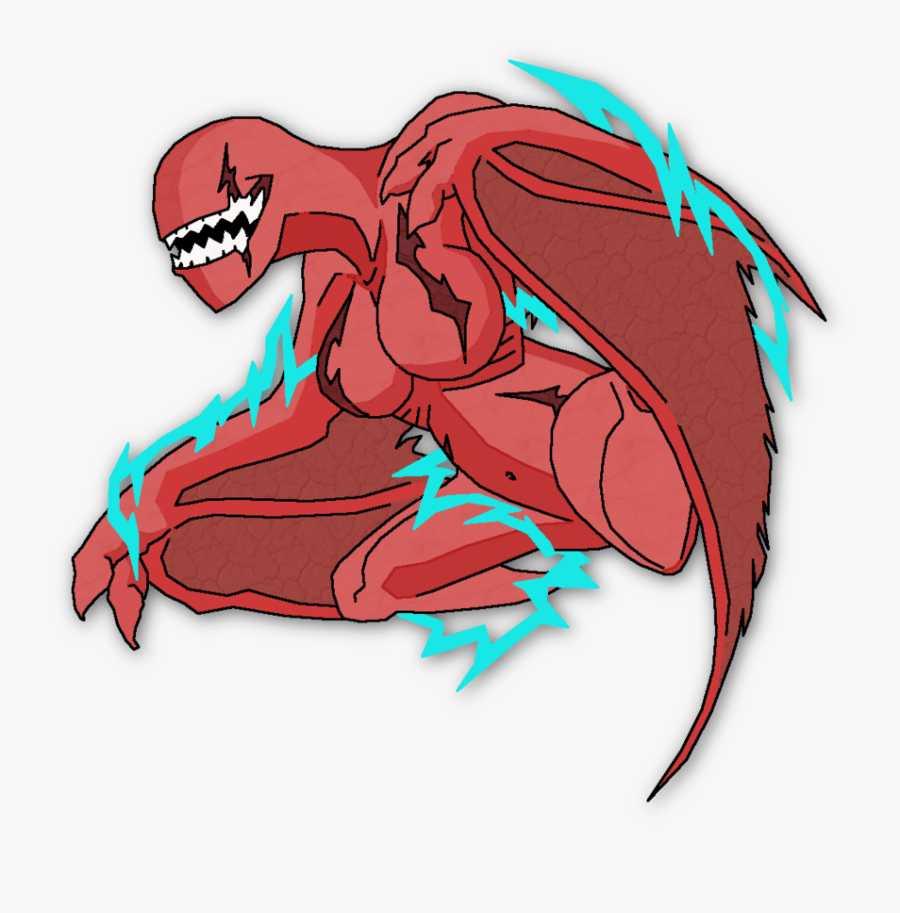 Image Black And White Download Hunter Gijinka Red Khezu - Red Khezu, Transparent Clipart